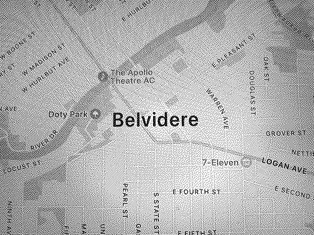 A map of Belvidere, IL